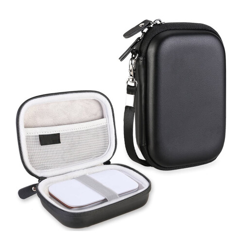 Travel Cable Organizer Bag 1Pcs Blue EVA Rectangular Protective Case For Earphones And Usb Cable Storage 2