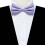2 Packs Solid Color Pre-tied Bow Tie Adjustable Bowtie for Men 2