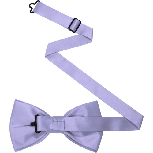 2 Packs Solid Color Pre-tied Bow Tie Adjustable Bowtie for Men 2