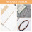 Worgeous10PCS Ελαστικές ταινίες σημειωματάριου Νάιλον σχοινί Ρυθμιζόμενοι ελαστικοί 3