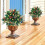 Árvore de Natal artificial de 45 cm com luzes LED e tripé para varanda, jardim e decoração externa. 7