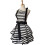 Cotton Retro Apron for Women Black 2