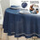 Wedgewood Blue Rectangle Tablecloth 60 x 102 in, Polyester 4