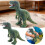 Dinosaurus pluche speelgoed, groot, prehistorisch knuffeldier 2
