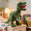 Dinosaurus pluche speelgoed, groot, prehistorisch knuffeldier 6