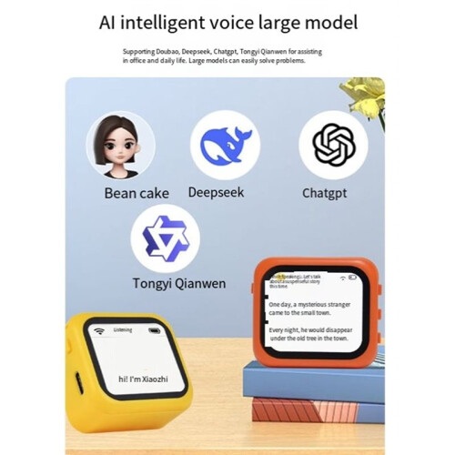 Xiaozhi Ai Robot Deepseek Conversational Voice Dialogue PCBA Development Intelligent Electronic Toy Black 1