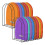 2Pcs Multipurpose Iron Wool Cap Organizer Storage Rack for Winter Beanies and Caps 7