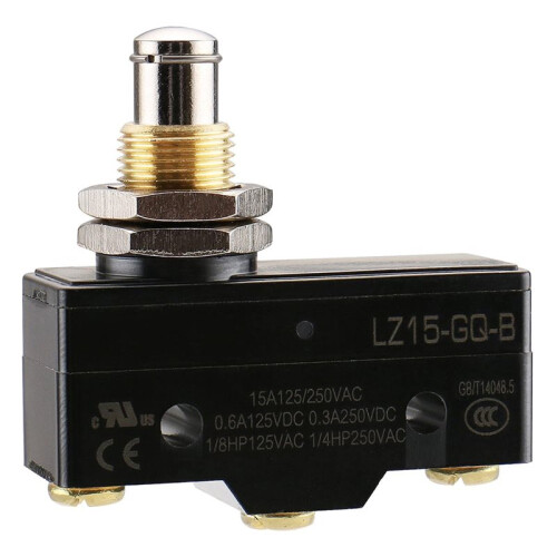 LZ15-GQ-B (Z-15GQ-B) Universal Purpose Basic , Panel Mount Plunger Micro 1