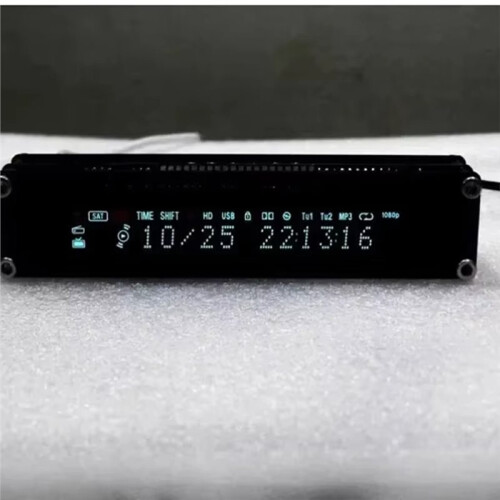 New VFD Clock Vacuum Fluorescent Display WIFI Timing Automatic Calibration Gaming Atmosphere Desktop Decoration 2