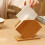Bamboo Tissue Box  Standing Shape Paper Napkin Rack Boxes for Home Kitchen Dining Table Decoration Storage Holder 5