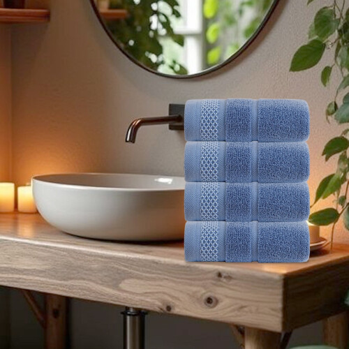 Towel – Blue Thickened Soft Absorbent Household Face Towel 2