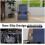Reversible Water-Resistant Sofa Cover – Dark Blue & Ivory 3