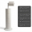 ZISH Toilet Roll Holder Free Standing - White 3