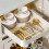 Kitchen Storage Metal Holdetr with Slide Rails Pull-Out Drawer Storage Tray Spice Storage Rack Cabinets Organizer 3