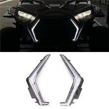 UTV ATV Front Fang Accent Lights LED Turn Signal Light for RZR Pro XP XP4 S 4 R Sport 2025 2026