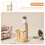 Cat Tree Model Khaki 1Pack 2.75x1.89x1.34in 7
