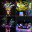 Φωτάκια νεράιδας Gluaae2-Pack200-LED, 66 πόδια, Λειτουργούν με μπαταρία, 8 λειτουργίες, 3