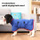 Microfiber Dog Bathrobe Towel Grey Adjustable Absorbent 3
