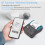 Pocket Label Printer, 58mm Thermal USB/Bluetooth, Compatible with Windows/Android/iOS, Works with 2" Thermal Paper Roll 6