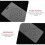 Modello per quilting, patchwork, righello, linea curva, stencil trasparenti 5