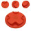Model Display Making Painting Tool Model Plane Accessories Easy to Use Orange Rotate Base 6