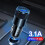 Γρήγορος φορτιστής αυτοκινήτου USB + TYPE C Universal προσαρμογέας υποδοχής για 4