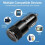 Γρήγορος φορτιστής αυτοκινήτου USB + TYPE C Universal προσαρμογέας υποδοχής για 7