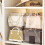 Thickened Bag Storage Wardrobe Partition Rack, Bag Storage Rack, Acrylic Wardrobe Organization, Handbag Storage Rack 5