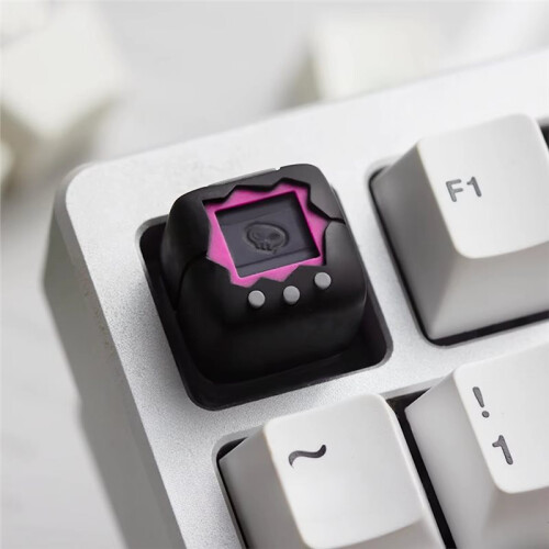 Electronic Pet Series Translucent Keycaps Single Personalized Cute Resin Mechanical Keycaps ESC Replacement 2