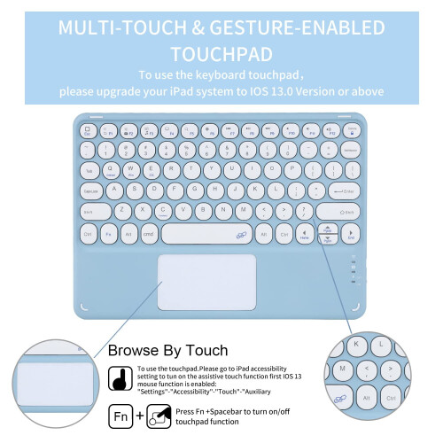 Capa com teclado touchpad para Xiaomi Redmi Pad SE de 11 polegadas (2023) 2