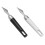 2-teiliges Küchenmesser-Set aus Edelstahl, Gemüseschneider 4