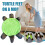 Turtle Foot Mop Pad Hands-Free Washable Soft Sponge L 6