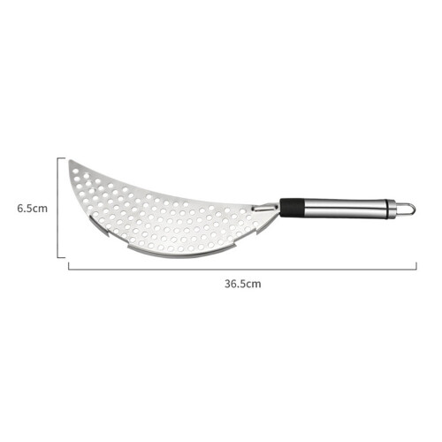 Handheld Fry Drainer Stainless Steel Silver for Kitchen Use 1