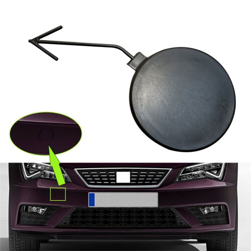 Front Bumper Tow Towing Eye Hook Cap Cover 5F0807241 for  Leon 2017 2018 2019 2020 1