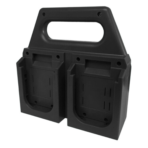 18V Battery Storage Rack - Compact 4-Slot PP Holder 2