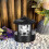 Farol solar LED preto à prova d'água para decoração externa 4