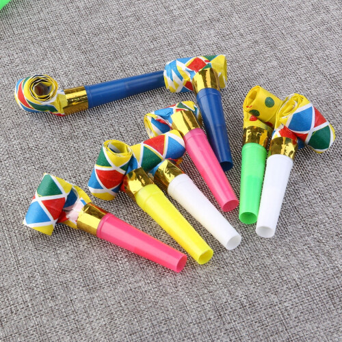 Conjunto de 48 Lançadores de Confete e Apitos para Festas e Celebrações 1