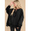 Γυναικείο oversized φούτερ casual με μακριά μανίκια και κουμπιά, Henley λαιμόκοψη, πουλόβερ, 2