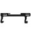 Microwave Door Lock Hook Black ABS Material Easy Installation Secure Locking Mechanism for 6