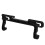 Microwave Door Lock Hook Black ABS Material Easy Installation Secure Locking Mechanism for 7