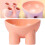 Verhoogde kattenvoerbak, roze, plastic, 1 stuk 4