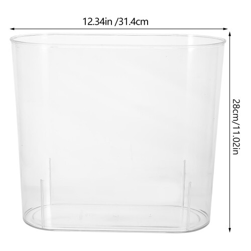 Transparent Small Fish Tank Plastic Fish Bowl 1Pcs 1