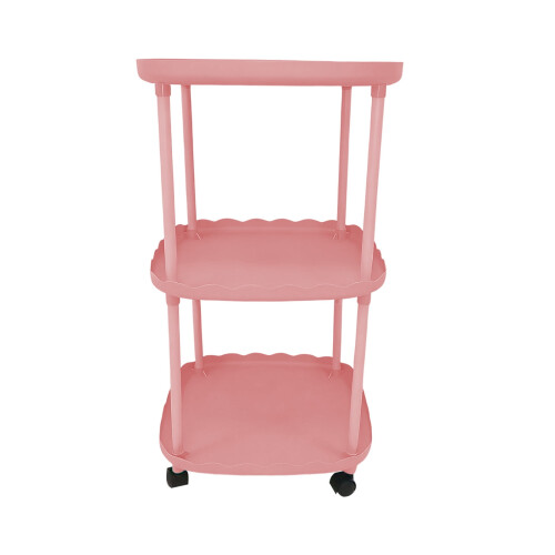 Mini modern bedside table with wheels 1