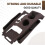 For  Sienna Central Console Silicone Protective Mat Cup Holder Mat Interior Modification Accessories Brown 5
