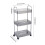 Multi-Layer Transparent Plastic Storage Rack with Movable Trolley – Kitchen, Bathroom & Living Room Organization Solution 3