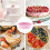 1 Pcs Baking Silicone Cake Pan, Cheesecake Water Bath Protector, Round Silicone Springform Pan for Cheesecake Baking Mold 5