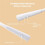 Neck Light, Book Light for Reading and Crocheting, Rechargeable Knitting Crochet Light(White) 1