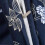 Navy Geometric Tufted Duvet Cover Set Queen 3pcs 5