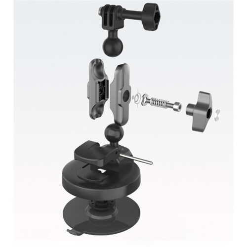 Suction Cup Car Mount for Osmo Pocket 3 with Expansion Frame, Window Windshield Dash Holder 1