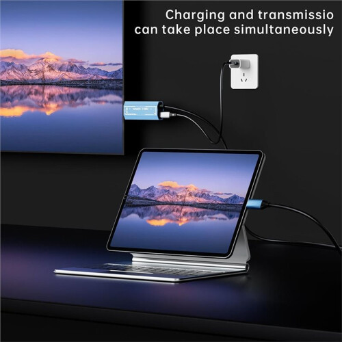 8K 60Hz USB C (Compatible with Thunderbolt3/4) to -Compatible Adapter Cable Full Function Data Cable, 1.8m 2